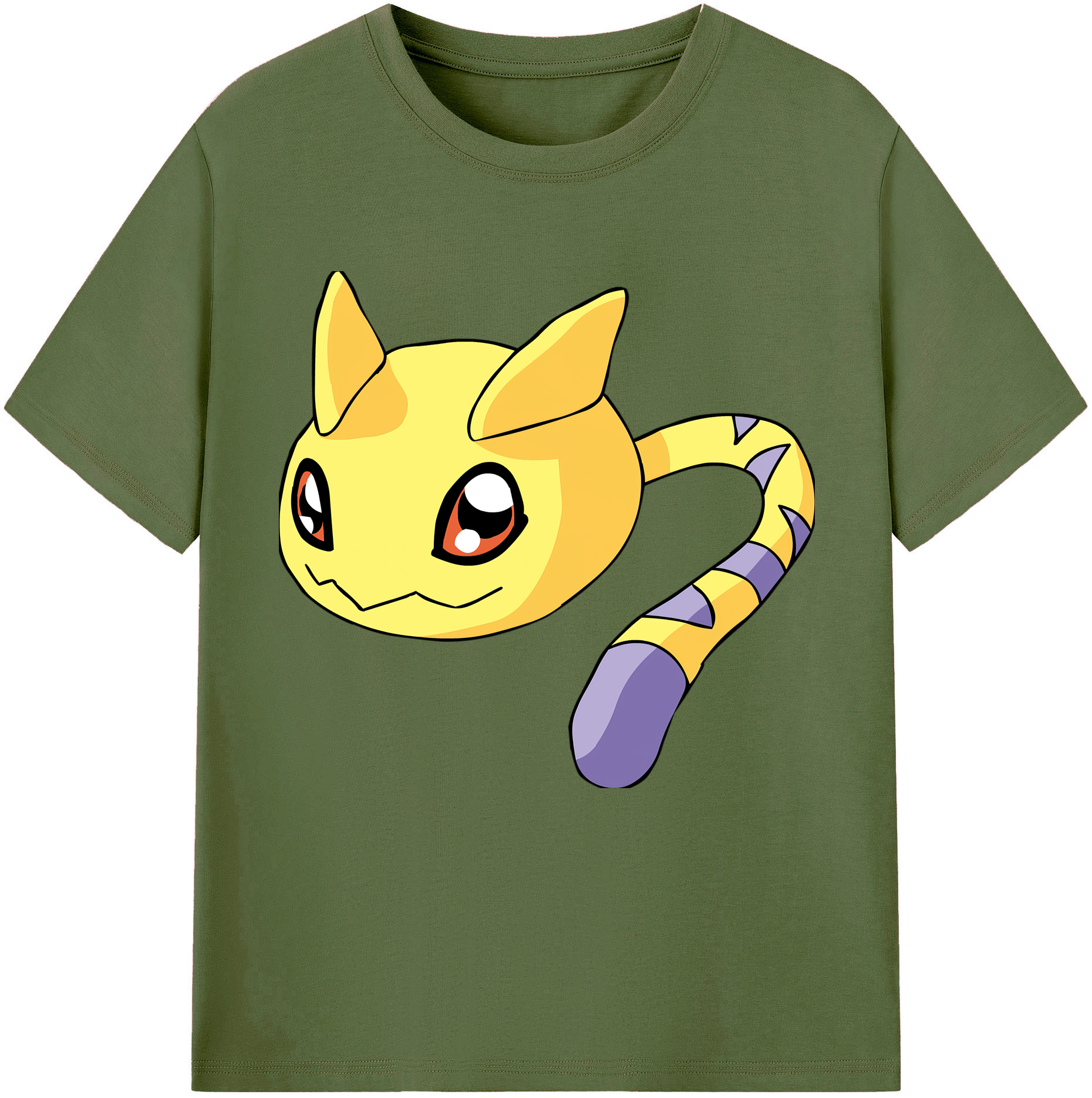 （画像用） Digimon デジタルモンスター/デジモン 綿100％半袖Tシャツ（フロントプリント）